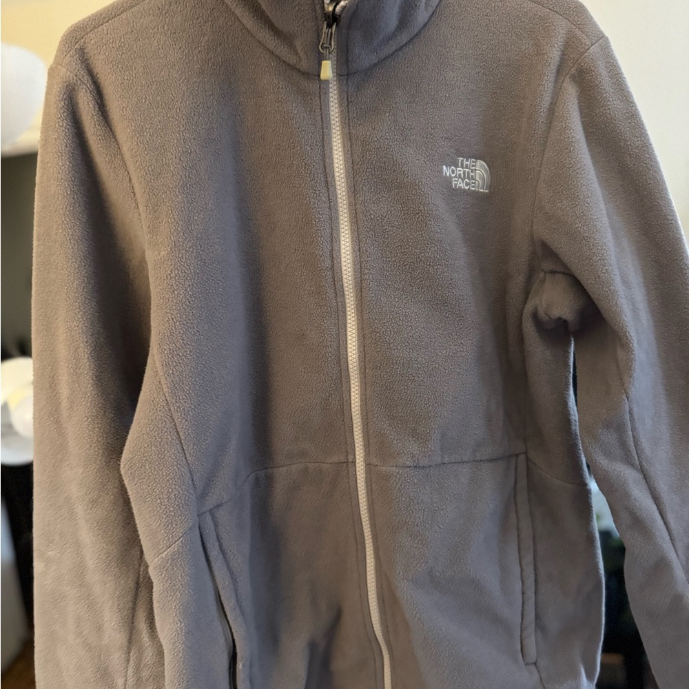 The North Face Charcoal Full-Zip Fleece